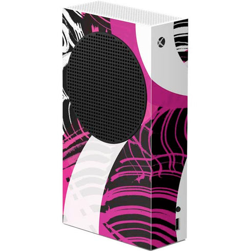 Pink and White Hipster Xbox Series S Console Skin