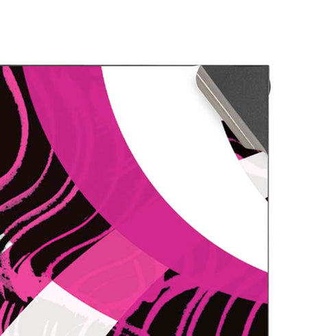 Pink and White Hipster Xbox Series X Console Skin