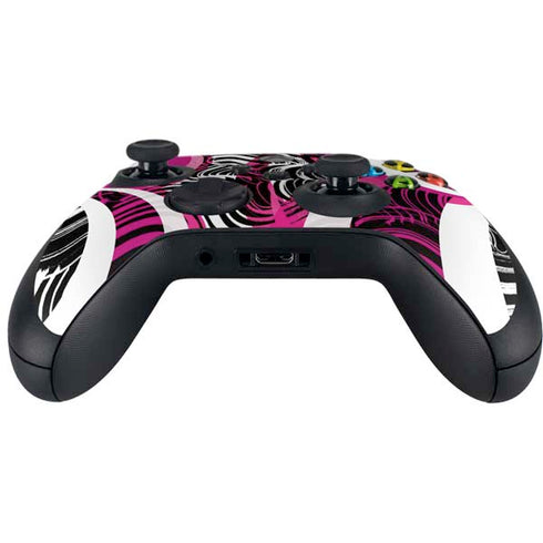 Pink and White Hipster Xbox Series X Controller Skin