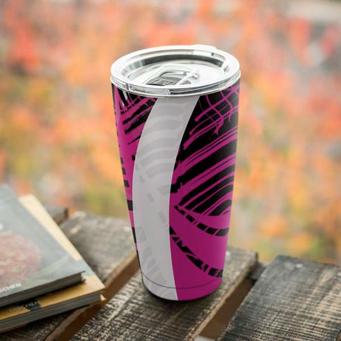 Pink and White Hipster Yeti 20oz Tumbler Skin