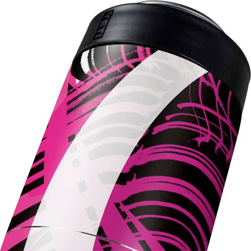 Pink and White Hipster Yeti Colster Can Insulator Skin