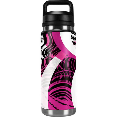 Pink and White Hipster YETI Rambler 26oz Bottle Skin