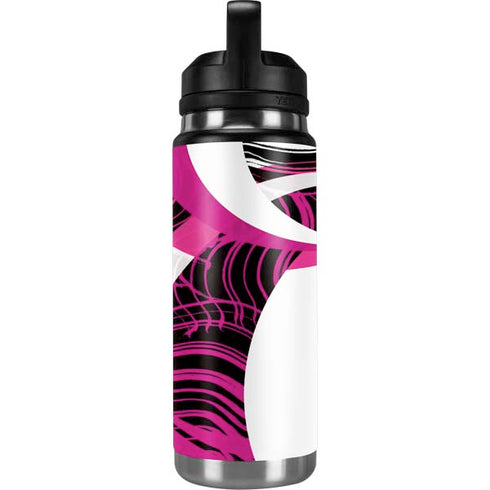 Pink and White Hipster YETI Rambler 26oz Bottle Skin