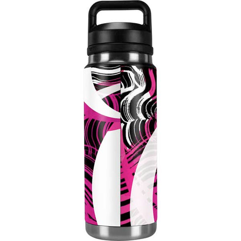 Pink and White Hipster YETI Rambler 26oz Bottle Skin