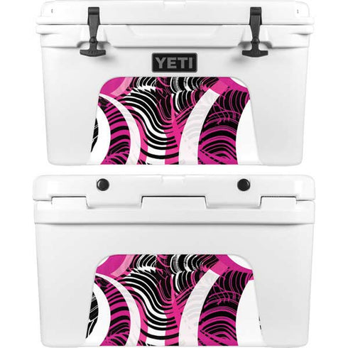 Pink and White Hipster YETI Tundra 45 Hard Cooler Skin