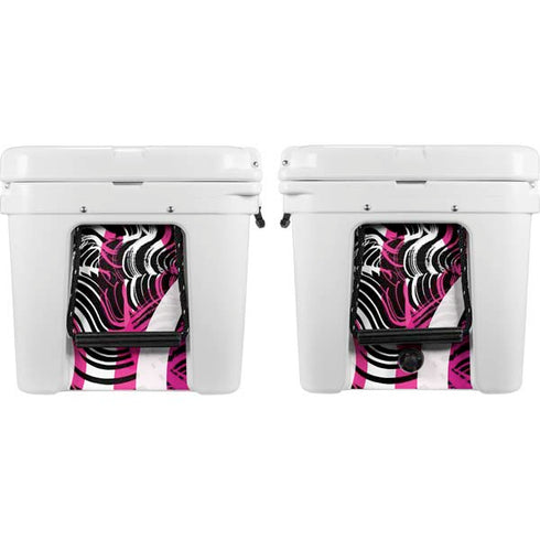 Pink and White Hipster YETI Tundra 65 Hard Cooler Skin