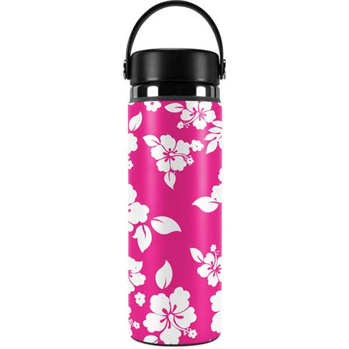 Pink and White Hydro Flask 20oz Wide Mouth Skin
