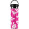 Pink and White Hydro Flask 20oz Wide Mouth Skin