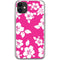 Pink and White iPhone 11 Clear Case