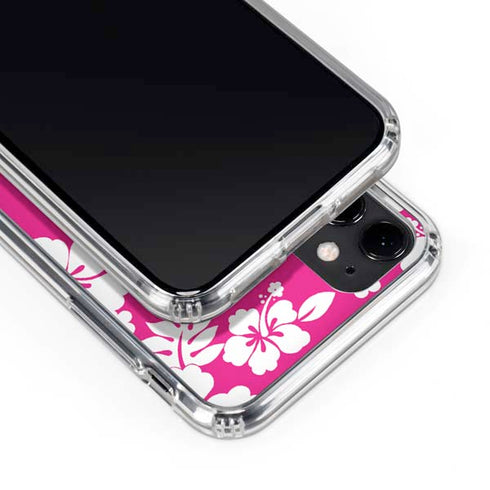 Pink and White iPhone 11 Clear Case