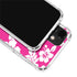 Pink and White iPhone 12 Mini Clear Case