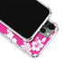 Pink and White iPhone 12 Pro Clear Case