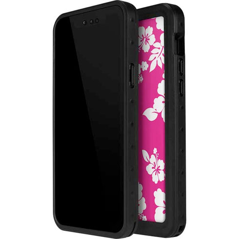 Pink and White iPhone 12 Pro Waterproof Case