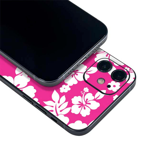 Pink and White iPhone 12 Skin