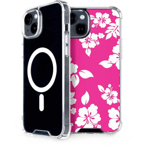 Pink and White iPhone 13 MagSafe Case