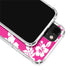 Pink and White iPhone 13 Mini Clear Case