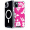 Pink and White iPhone 14 MagSafe Case