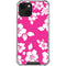 Pink and White iPhone 14 Plus Clear Case