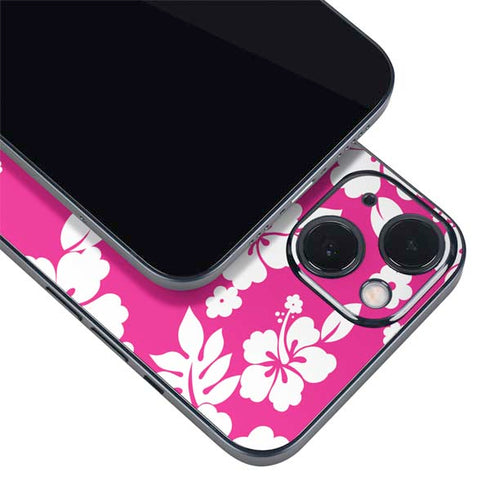 Pink and White iPhone 14 Plus Skin