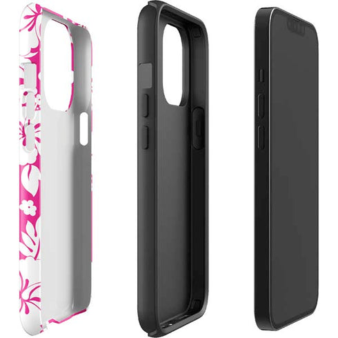 Pink and White iPhone 15 Pro Impact Case
