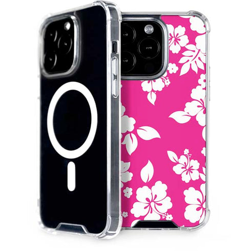 Pink and White iPhone 14 Pro MagSafe Case