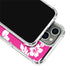 Pink and White iPhone 14 Pro Max Clear Case