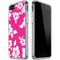 Pink and White iPhone SE (2nd & 3rd Gen) Clear Case