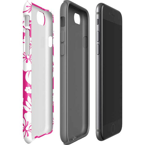 Pink and White iPhone SE (2nd & 3rd Gen) Pro Case