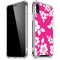 Pink and White iPhone XR Clear Case
