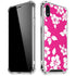 Pink and White iPhone XR Clear Case