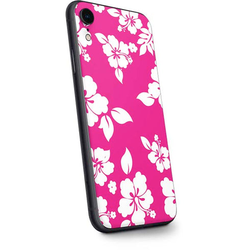 Pink and White iPhone XR Skin