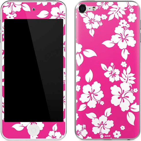 Pink and White Apple iPod Skin