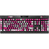 Pink and White K95 RGB PLATINUM Mechanical Gaming Keyboard Skin