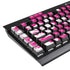 Pink and White K95 RGB PLATINUM Mechanical Gaming Keyboard Skin