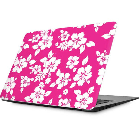 Pink and White Apple MacBook Skin