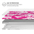 Pink and White MacBook Air 13in M1 (2021) Case plus Skin