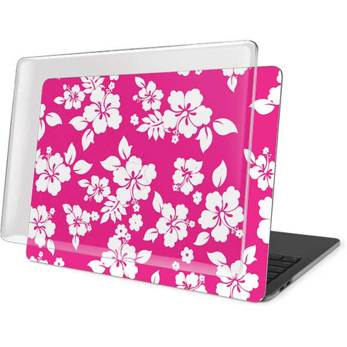Pink and White MacBook Pro 13in (2020) Case plus Skin