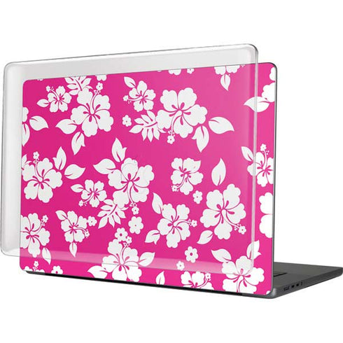 Pink and White MacBook Pro 16in (2021-25) Case plus Skin