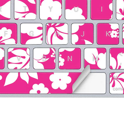 Pink and White Magic Keyboard Skin