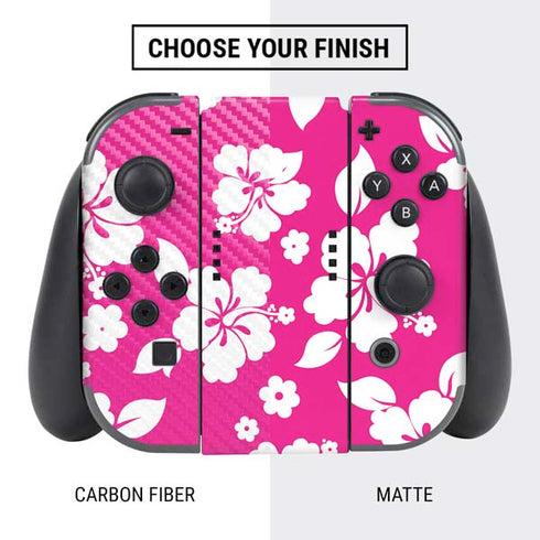 Pink and White Nintendo Switch Bundle Skin