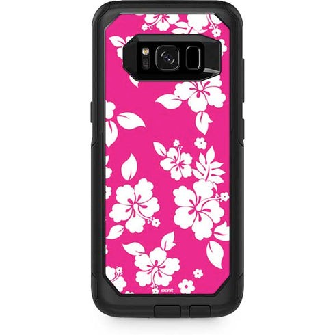 Pink and White Otterbox Commuter Galaxy Skin