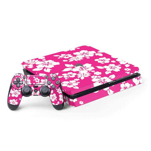 Pink and White PS4 Slim Bundle Skin