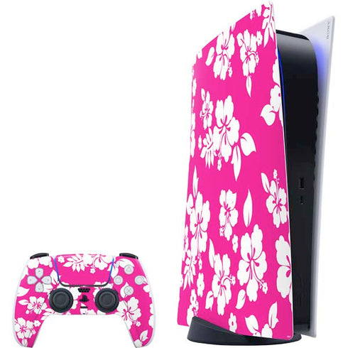 Pink and White PS5 Digital Edition Bundle Skin