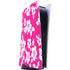Pink and White PS5 Digital Edition Console Skin