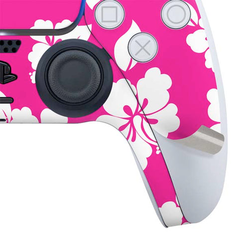 Pink and White PS5 Controller Skin