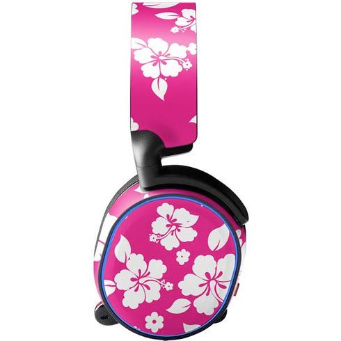 Pink and White SteelSeries Arctis 3 Skin