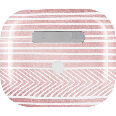 Pink and White Stripes Apple AirPods (3rd Gen 2021) Skin