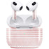 Pink and White Stripes Apple AirPods (3rd Gen 2021) Skin