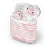 Pink and White Stripes Apple AirPods Skin