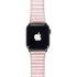 Pink and White Stripes Apple Watch Band 38-40mm